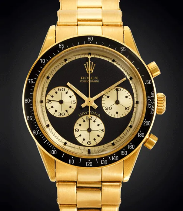 Tom Brady styled in Paul Newman Daytona Rolex